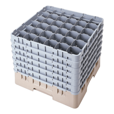 Cambro 36S1214151 Camrack Glass Rack with 6 Extenders