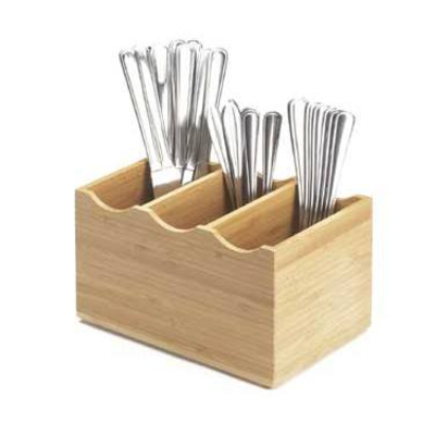 Cal-Mil 1244 8-1/4"W x 5-1/2"D x 4-3/4"H Cutlery Holder