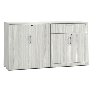CLAST1025N, Lateral Storage Credenza w/Buffet Drawer - Silver Birch