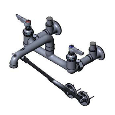 T&S Brass B-0651-RGH Service Sink Faucet 8" Centers