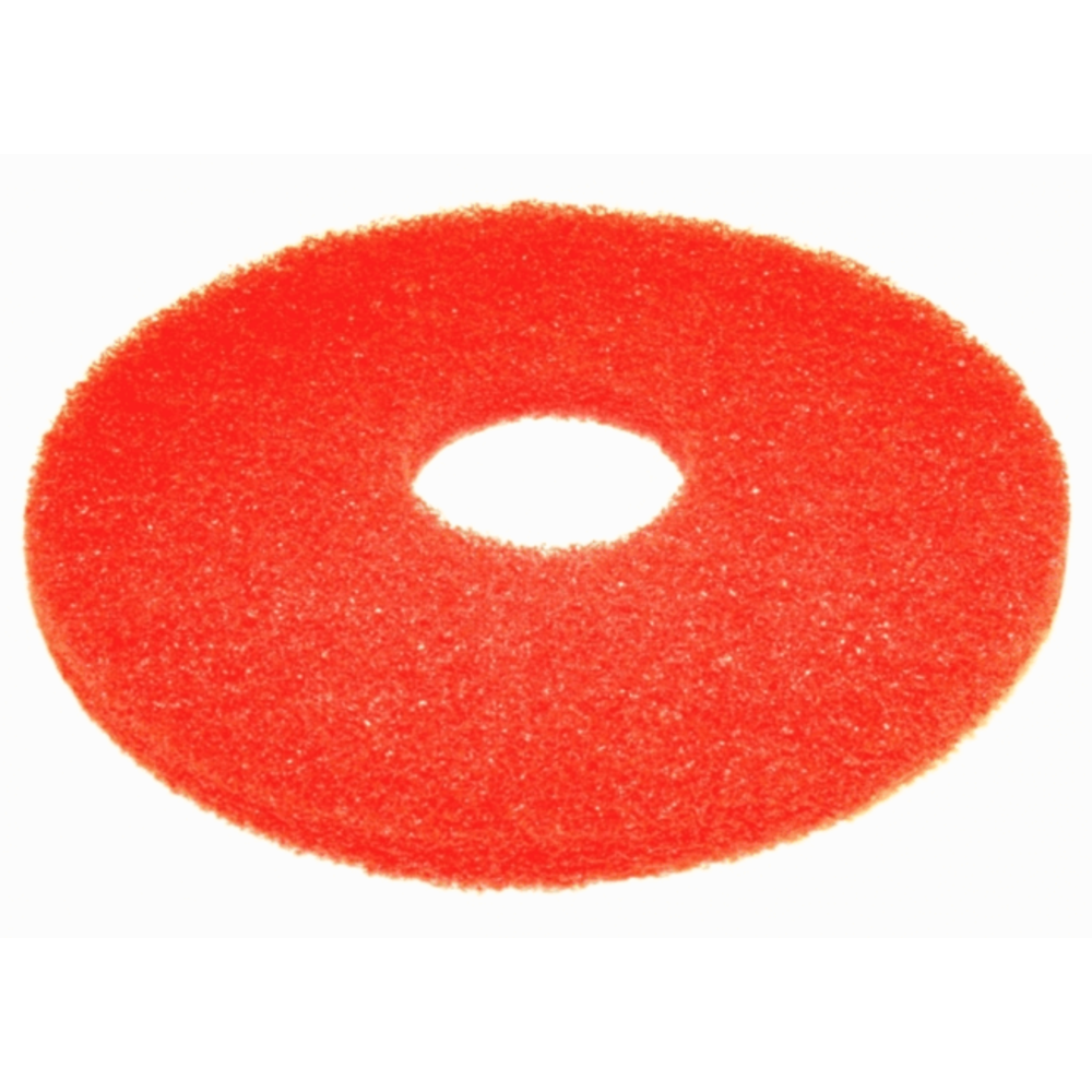 Floor Pads, 16" Red (5 Pack)