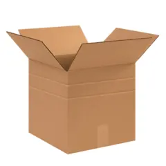 12 X 12 X 12 ECT32 MULTI-DEPTH CORRUGATED CARTON 25/BD  MD121212
