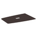 PL238T HALF BOAT SHAPE 47x 72 TOP- ESPRESSO