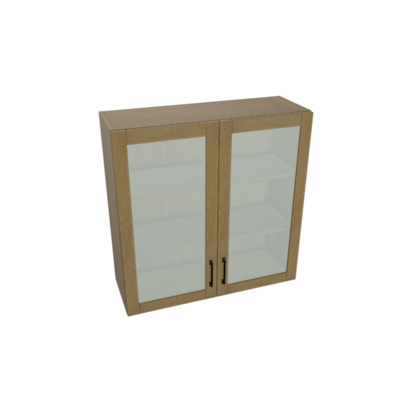 Artesia Glass Door Wall Cabinet Kit - 36”x 36” X 13”