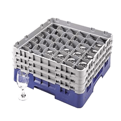 Cambro 36S638163 Camrack Glass Rack with 3 Extenders