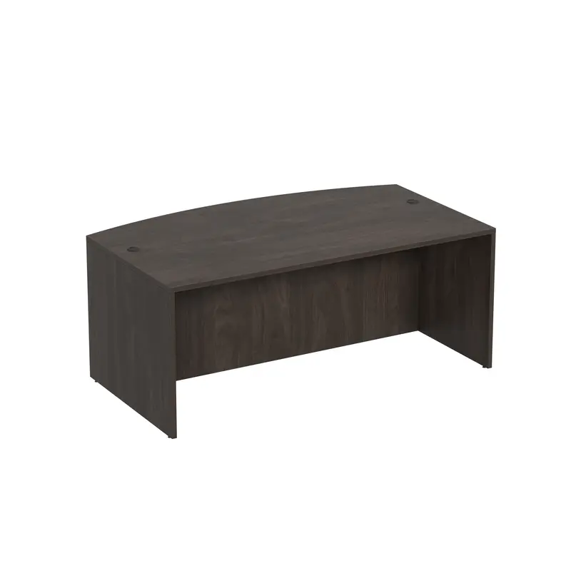 71WX36D BOW FRONT DESK BRINDLE