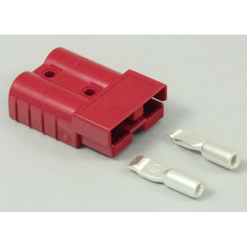 Connector, 50A Red W 10/12 Con
