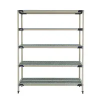 Metro 5X567GX3 Metromax I Starter Shelving Unit 60"W X 24"D X 74"H Open Grid Pol
