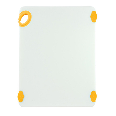 Winco CBN-1520YL 15" X 20" X 1/2" Thick STATIKBoard™ Cutting Boa