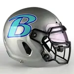 Lettering Football Helmet Decals