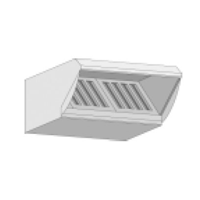 Rational 60.74.973 UltraVent Recirculating Condensation Hood for electric Combi-Duo stacked units