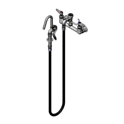T&S Brass B-0612 Pot Filler Faucet Wall Mount