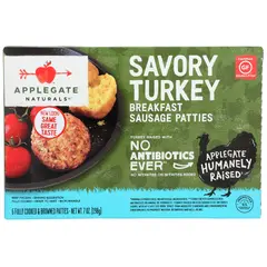 MEAT/TURKEY BREAKFAST SAUSAGE PATTY | 12/7 OZ