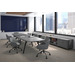6921 GRAY MB GUEST SWIVEL CHAIR- GRAY