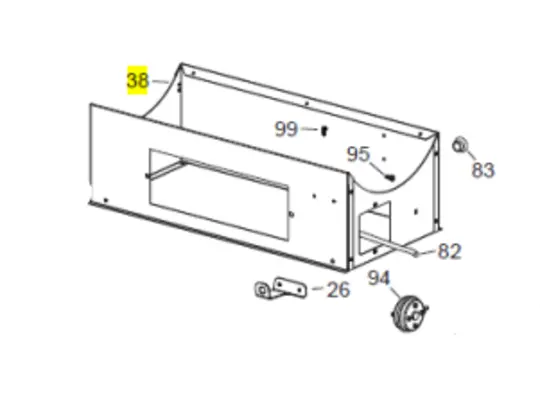 Veloci Heater Replacement Base - Blaze 100