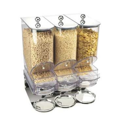 Cal-Mil 718 (3) 9.8L capacity bins Elite Portion Control Cereal Dispenser