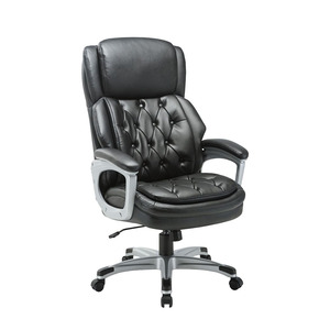 20371 HB EXE CHAIR SIL FRAME-BLKU164