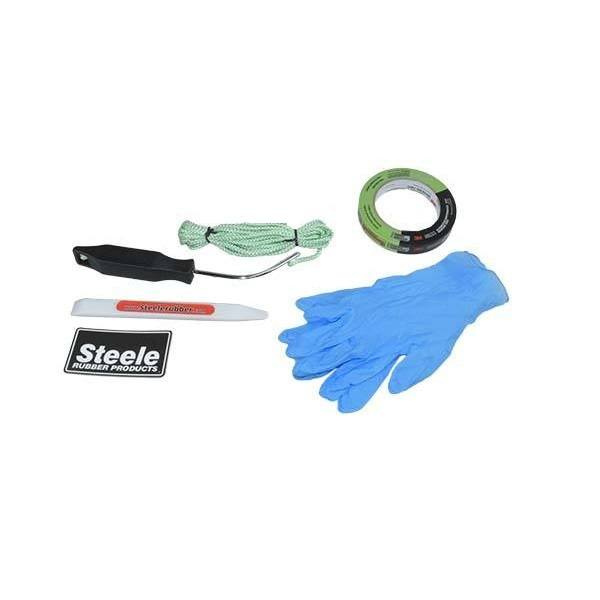 Steele Rubber Products RopeIn Glass Installation Kit Steele Rubber