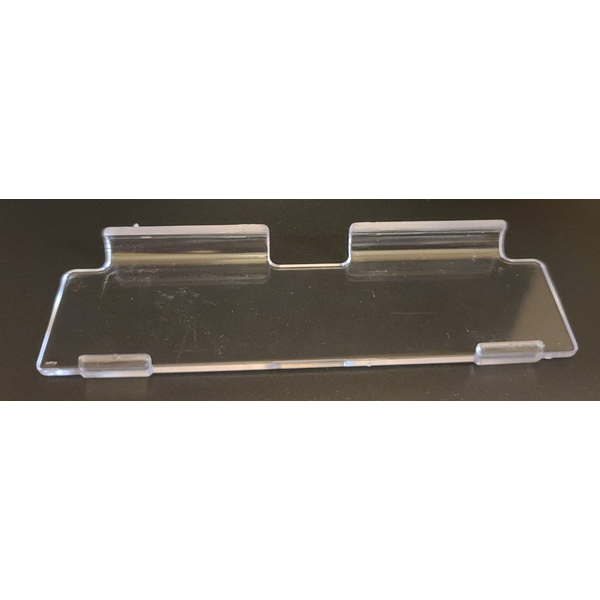 1 1/8" H X 4 7/8" W SURE-LOK STORAGE BIN CLIP-ON LABEL PROTECTOR PLASTIC CLEAR