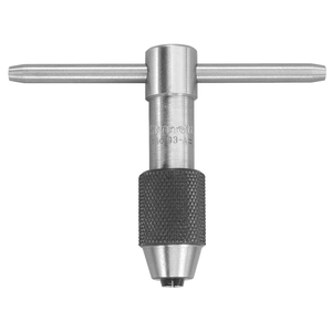 STARRETT 93A T-Handle Tap Wrench 2"L, 1/16-3/16" Tap Size