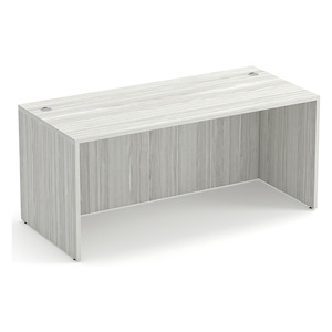 PL102 66"W x 30"D DESK SHELL - Silver Birch