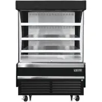 Everest EOMV-48-B-28-S Open Air Merchandiser 4 Shelves, 115v, NSF - 18.2 cu. ft.