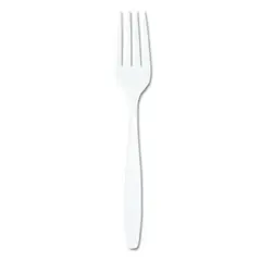 GBX5FW WHITE EXTRA HEAVYWEIGHT PLASTIC FORK, 100/BOX 1000/CS