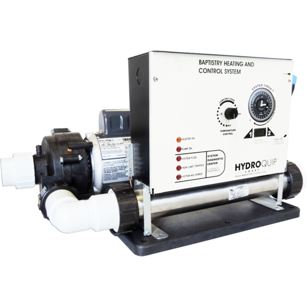 HydroQuip 5.5kW Baptismal Equipment System with Timer BES-6000T