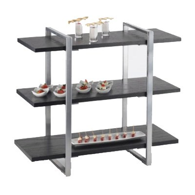 Cal-Mil 1940-96 28"W x 12"D x 24"H Midnight Bamboo Riser