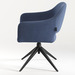 CHK68068BLU0701 - SARON GUEST CHAIR - Blue with Memory Spider Base