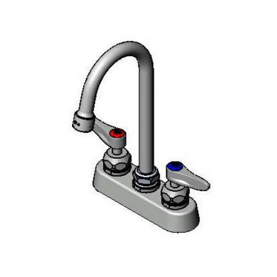 T&S Brass B-1141-2-V22-CR Workboard Mixing Faucet Deck Mount
