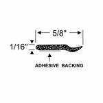 7/8" Underside Window Molding with Peel-N-Stick