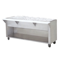 Advance Tabco CPU-3-BS Ice Cooled Serving Counter 47-1/8"W X 30-1/2"D X 34-3/8"H