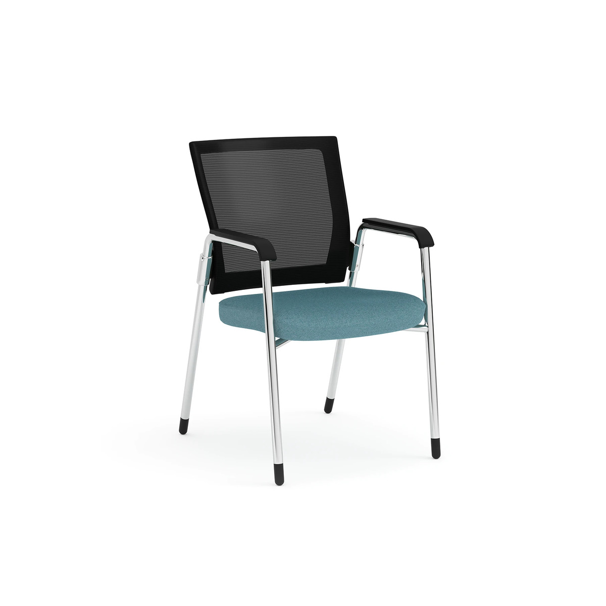 Propel Guest Chair - Black Mesh Back with Blue Seat