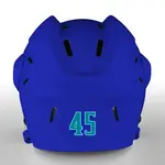 2 Color Custom Font Die Cut Number Decals - Hockey