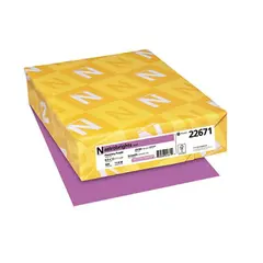 8.5 X 11 24 LB PLANETARY PURPLE ASTROBRIGHTS COPY PAPER, 22671, 500/RM 10 RMS/CS