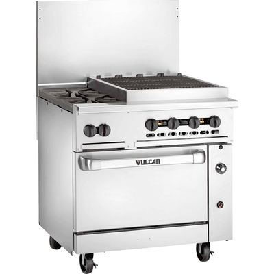 VULCAN 36C-2B24CBP ENDURANCE RESTAURANT RANGE LP GAS