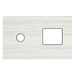 PL309 CABINET TOP  - Silver Birch