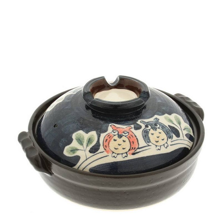 Donabe Casserole Owl Family 8-Go