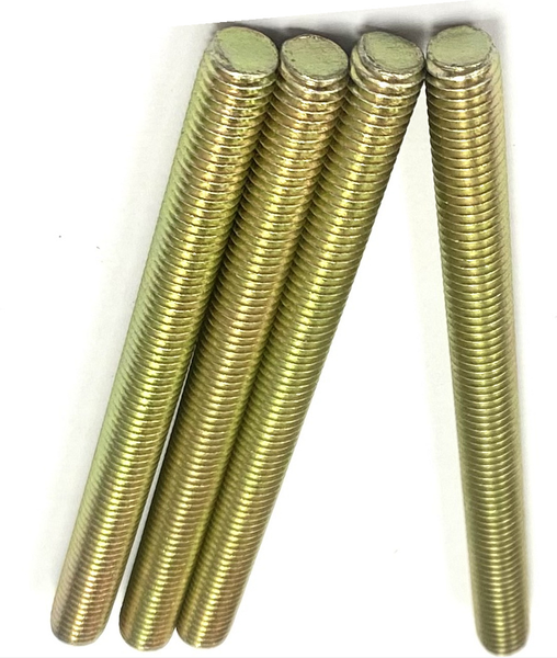 1 3/4" - 12 X 36" FULLY THREADED STRAIGHT ROD SAE J429 GR 8 ZINC TRIVALENT YELLOW