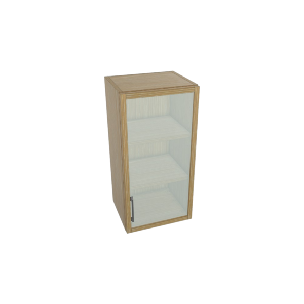 Empire Glass Door Wall Cabinet Kit - 15”x 30” X 13”