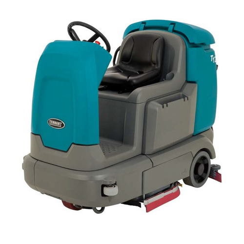 New Tennant T12 Cylindrical Rider Scrubber - 360AH Wet Battery