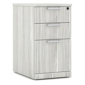 PL248 MOBILE PEDESTAL BOX/BOX/FILE - Silver Birch