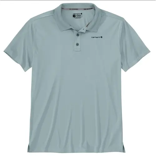 CARHARTT 106901 - Force Sun Defender Relaxed Fit Lightweight Short Sleeve Polo - Smoke Blue