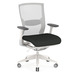 3702 TASK CHAIR - ASH WHITE FRAME, EBONY SEAT WHTSM60999BLN02