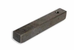 19MM X 19MM X 124MM SQUARE KEY 1045 STEEL PLAIN PER PRINT