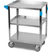 Carlisle UC3031524 15.5" x 24" 3-Shelf Stainless Steel Utility C