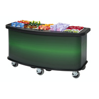 Cambro CVC75BW Vending Cart Base Unit 75"x33.5"x38.75"