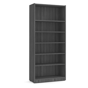 PL156 71" H BOOKCASE- Coastal Gray