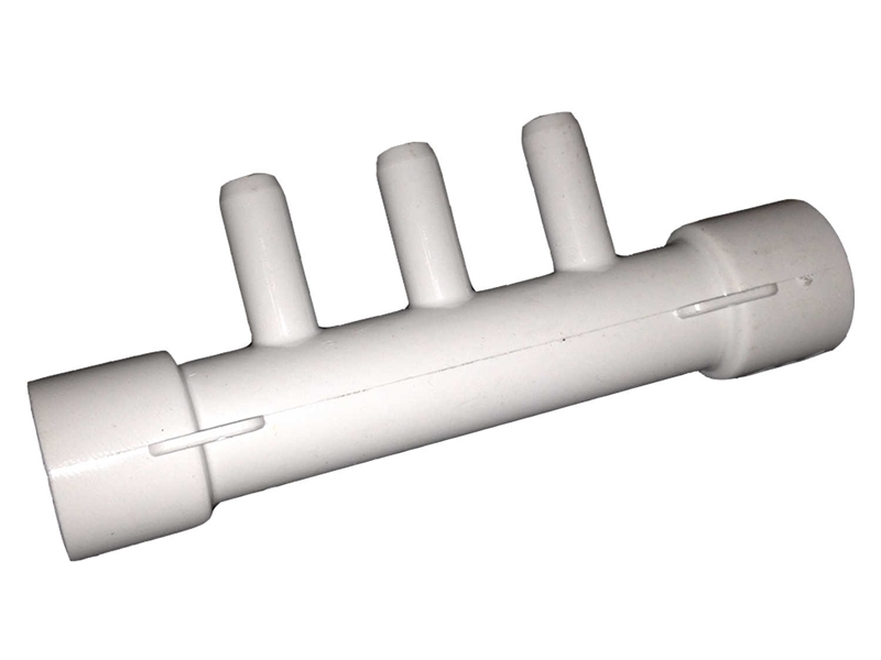 Allied Innovations MANIFOLD 3PORT 3/8" SMOOTH BARB X 1/2" SLIP (ENDS)